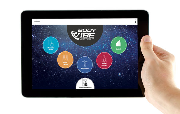 BodyVibe VisualCoach Software inkl. 10" Tablet