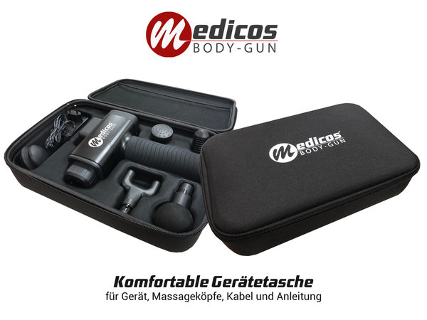 medicos BodyGun Pro Handmassagegerät (inkl. 2. Batteriegriff)