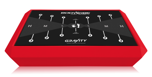 BodyVibe GRAVITY Vibrationsplatte (Farbe: rot)
